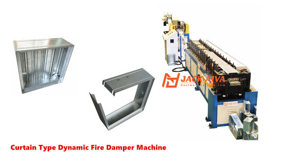 Curtain Fire Damper Machine | Curtain Type Fire Damper Production